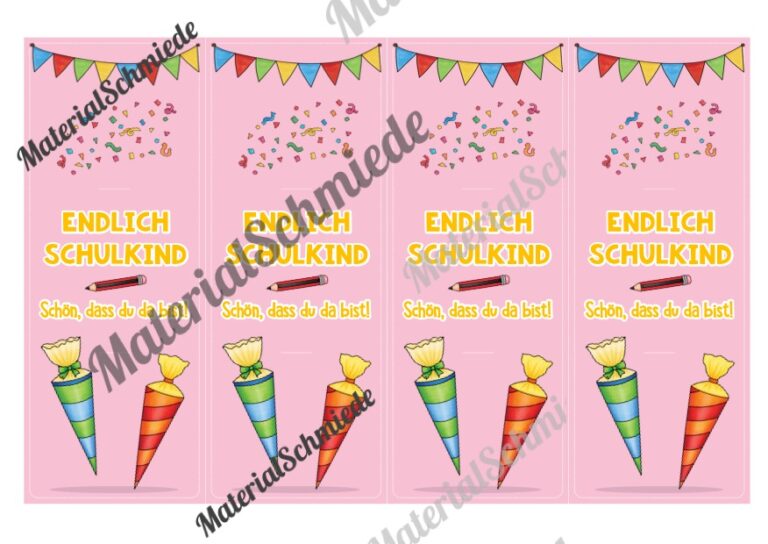 Willkommensgeschenk Einschulung: Stift (Vorschau 02)