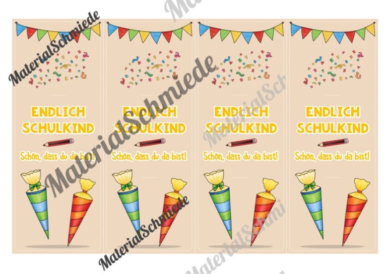 Willkommensgeschenk Einschulung: Stift (Vorschau 04)