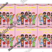 Begrüßungs-Kärtchen zur Einschulung (Vorschau 02)