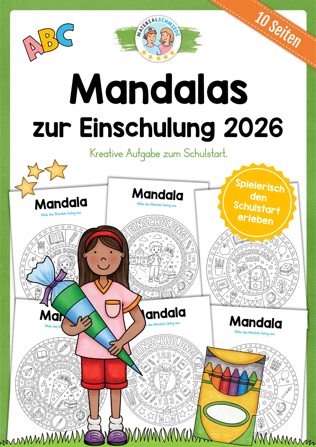 10 Mandalas zur Einschulung (2026)