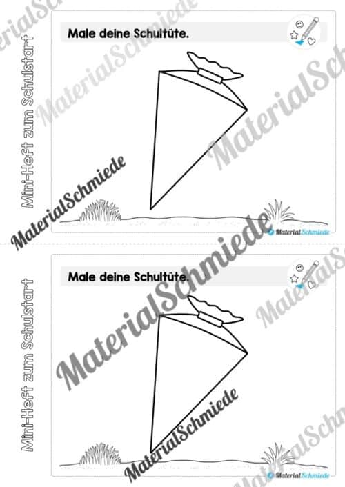 Mini-Heft für den ersten Schultag (Vorschau 03)