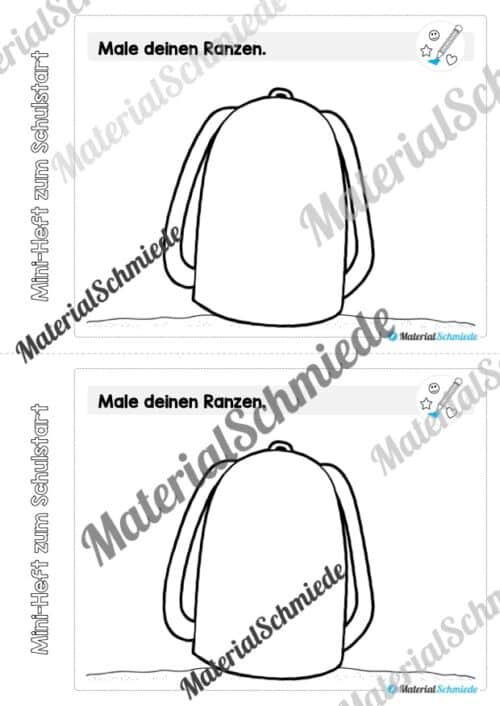 Mini-Heft für den ersten Schultag (Vorschau 04)