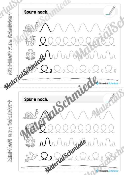 Mini-Heft für den ersten Schultag (Vorschau 05)