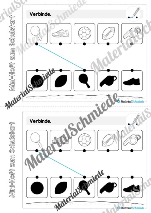 Mini-Heft für den ersten Schultag (Vorschau 06)
