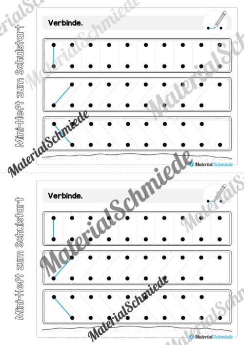 Mini-Heft für den ersten Schultag (Vorschau 09)