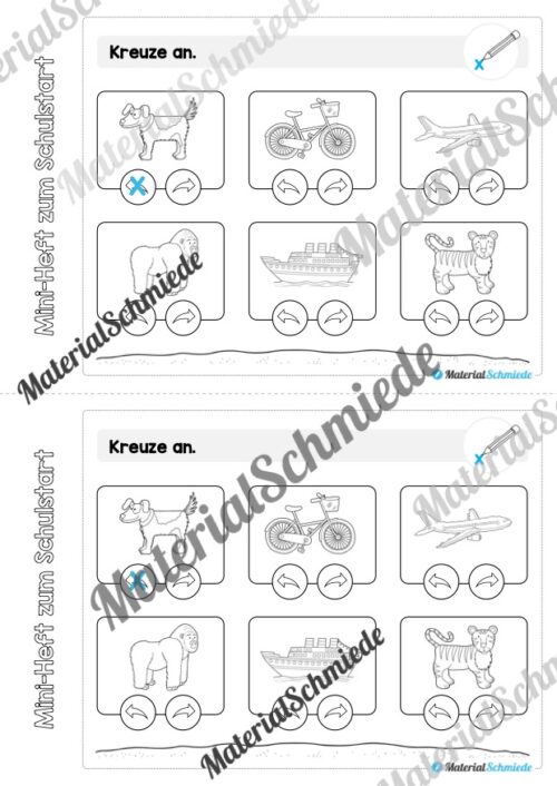 Mini-Heft für den ersten Schultag (Vorschau 13)