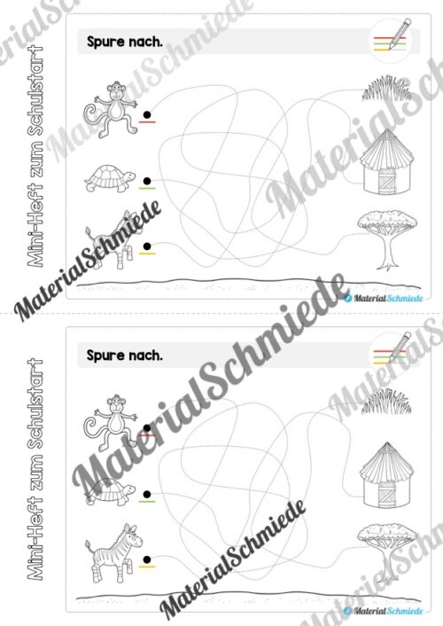 Mini-Heft für den ersten Schultag (Vorschau 14)