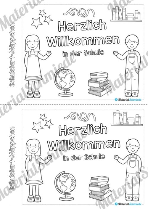 Schulstart Mäppchen - 25 Arbeitsblätter (Vorschau 01)