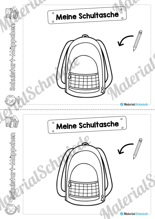 Schulstart Mäppchen – 25 Arbeitsblätter (Vorschau 03)