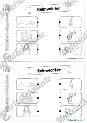 Schulstart Mäppchen – 25 Arbeitsblätter (Vorschau 05)