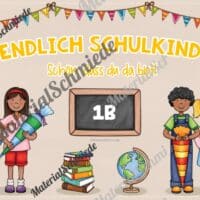 Plakat: Endlich Schulkind (Vorschau 03)