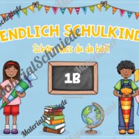 Plakat: Endlich Schulkind (Vorschau 04)