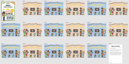 Plakat: Endlich Schulkind (Überblick)