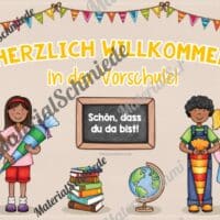 Plakat zum Schulstart (Vorschule - 4. Klasse) - Vorschau 01