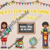 Plakat zum Schulstart (Vorschule - 4. Klasse) - Vorschau 03