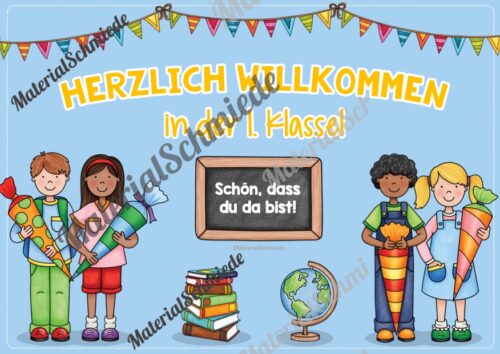 Plakat zum Schulstart (Vorschule - 4. Klasse) - Vorschau 04