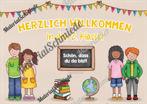 Plakat zum Schulstart (Vorschule - 4. Klasse) - Vorschau 05