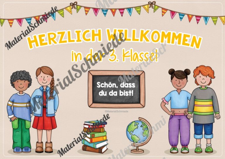 Plakat zum Schulstart (Vorschule – 4. Klasse) – Vorschau 07