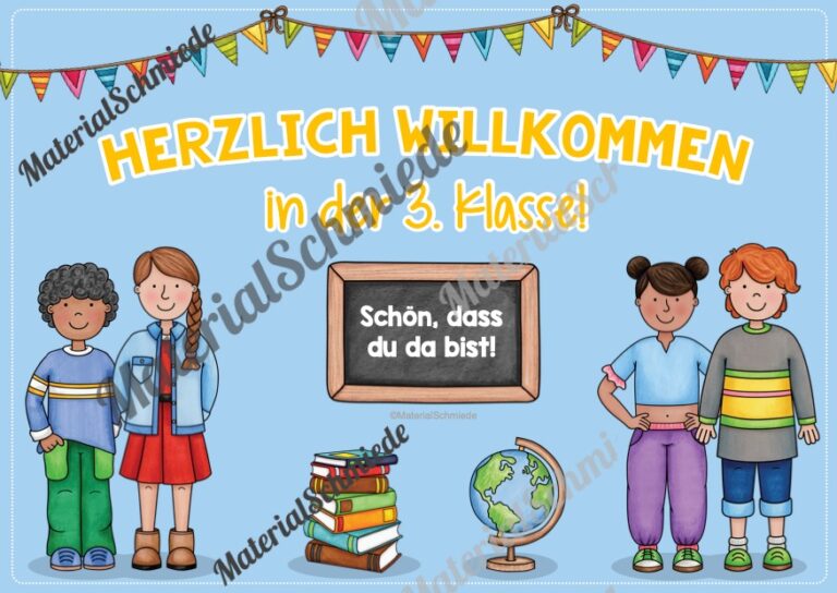 Plakat Zum Schulstart 10 Seiten 