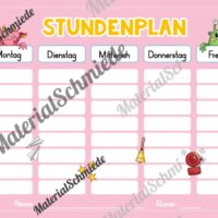 Stundenplan für das neue Schuljahr (Vorschau 02)