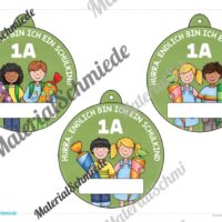 Umhängeschilder zur Einschulung (Vorschau 04)