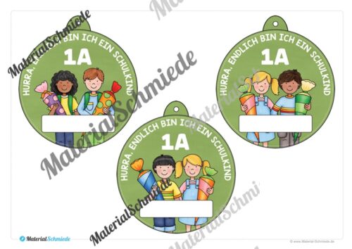 Umhängeschilder zur Einschulung (Vorschau 04)