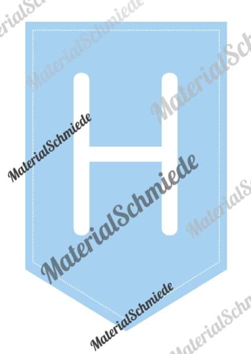 Wimpel zum Schulstart: Herzlich Willkommen (1.-4. Klasse) - Vorschau 03