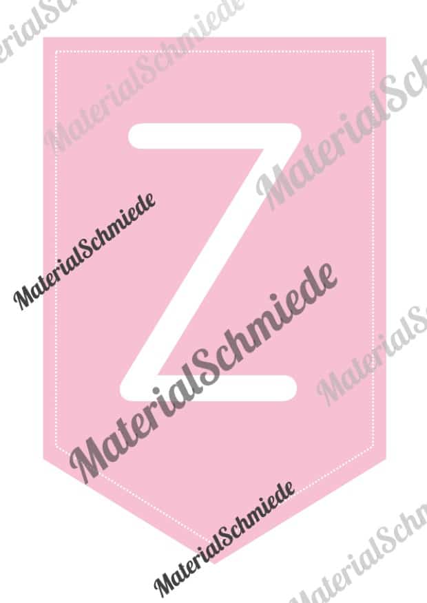 Wimpel zum Schulstart: Herzlich Willkommen (1.-4. Klasse) – Vorschau 06