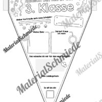Wimpel: Meine neue Klassenstufe (3. Klasse)
