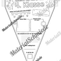 Wimpel: Meine neue Klassenstufe (4. Klasse)