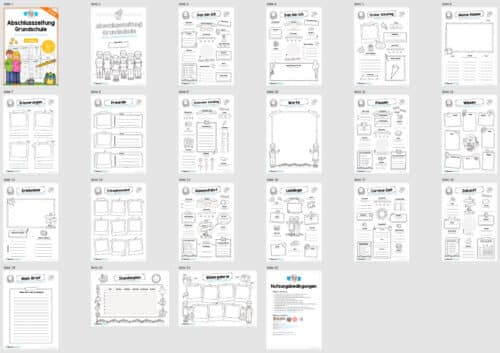 Abschlusszeitung Grundschule (20 Seiten) - Überblick