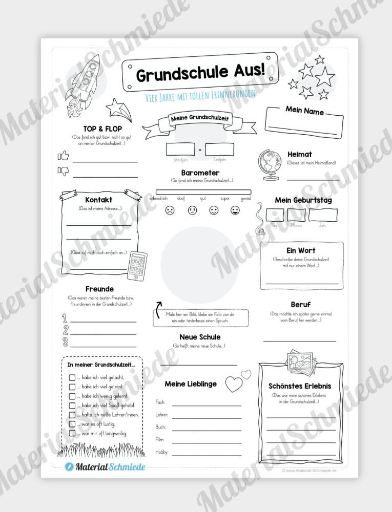 Selber steckbrief ausfüllen zum Steckbrief