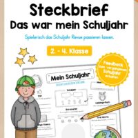 Steckbrief: Das war mein Schuljahr