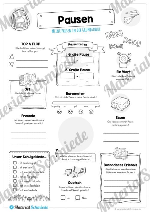 Meine Pausen in der Grundschule (Vorschau)