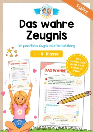 Das wahre Zeugnis (1. - 4. Klasse)