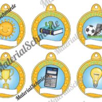 Medaillen mit Auszeichnungen für Schulkinder (Vorschau 03)