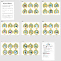 Medaillen mit Auszeichnungen für Schulkinder (Überblick)