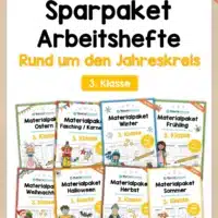 Sparpaket: 8 Arbeitshefte zum Jahreskreis (3. Klasse)