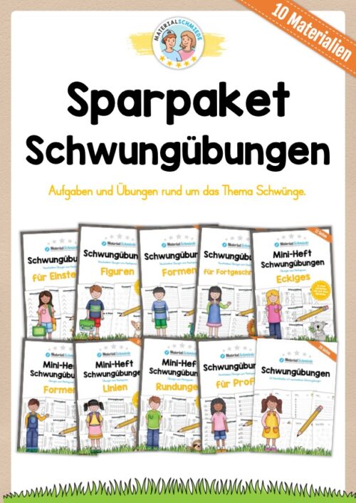 Sparpaket: Schwungübungen (10 Materialien)
