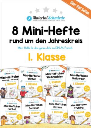 Bundle: 8 Mini-Hefte Jahreskreis (1. Klasse)