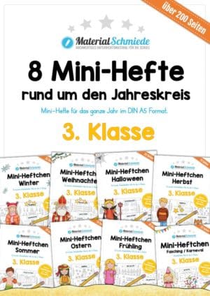 Bundle: 8 Mini-Hefte Jahreskreis (3. Klasse)