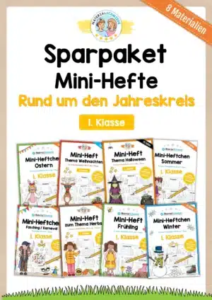 Sparpaket: 8 Mini-Hefte Jahreskreis (1. Klasse)