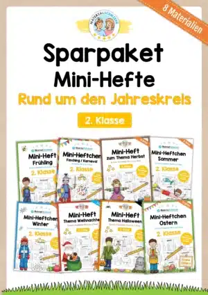 Sparpaket: 8 Mini-Hefte Jahreskreis (2. Klasse)