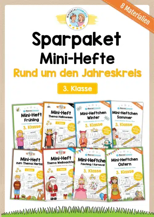 Sparpaket: 8 Mini-Hefte Jahreskreis (3. Klasse)