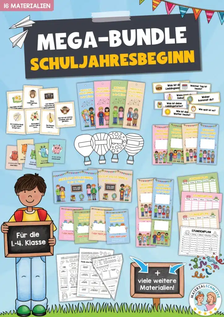 Sparpaket: Schuljahresbeginn (16 Materialien)