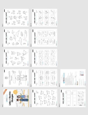 10 Links/Rechts-Übungen für die Vorschule (Überblick)