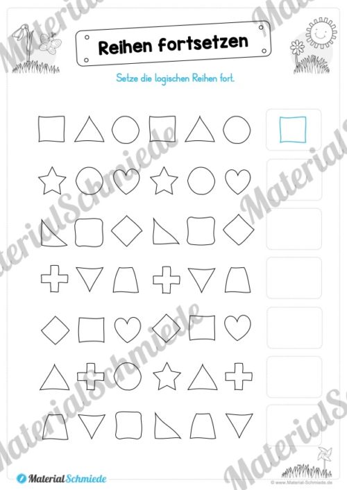 MaterialPaket Vorschule - 15 Übungen für Kinder (Vorschau 04)