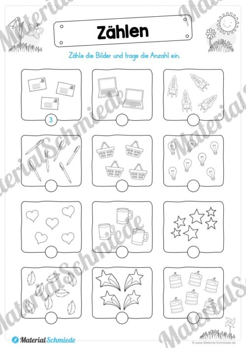 MaterialPaket Vorschule - 15 Übungen für Kinder (Vorschau 07)