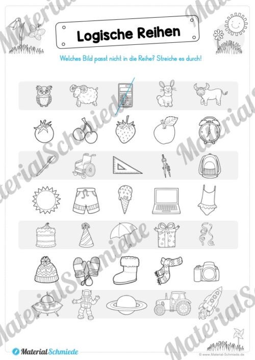 MaterialPaket Vorschule - 15 Übungen für Kinder (Vorschau 09)