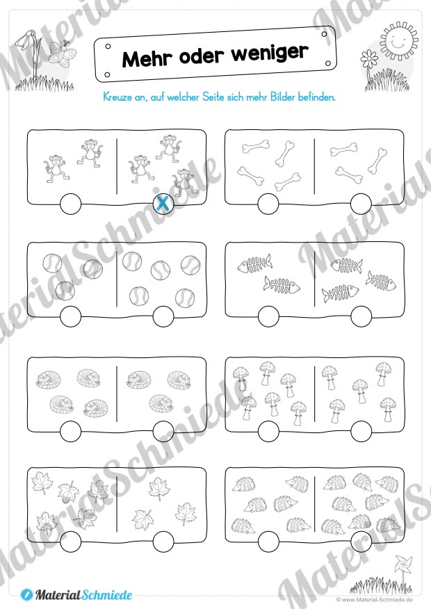 MaterialPaket Vorschule – 15 Übungen für Kinder (Vorschau 10)